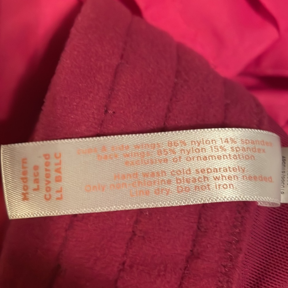 Cacique Raspberry Colored Bra - image 4